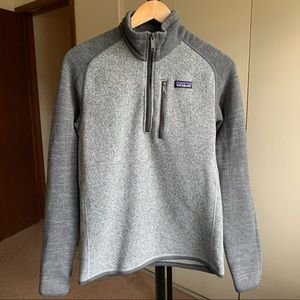 Patagonia Fleece 1/4 Zip Pullover Better Sweater Gray Men’s Small
